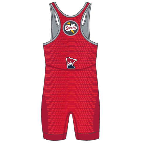 MN/USA Wrestling Team Red Nike Singlet 2023